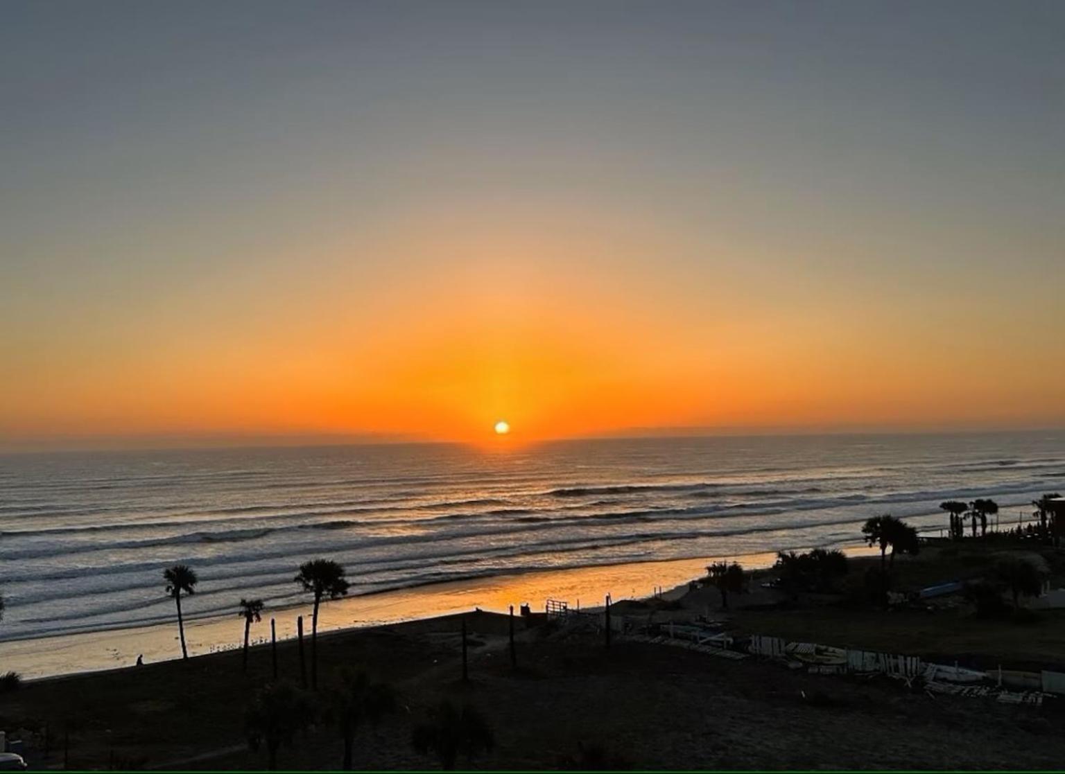 Open For 2025 Speedweeks Daytona 500 - Beachfront Studio - Private Balcony With Ocean View - Pool - Hot Tub - Tiki Bar - Sauna Aparthotel Daytona Beach Exterior photo